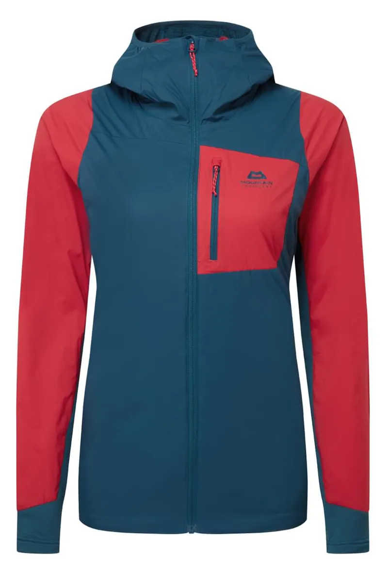 Mountain Equipment Women's Switch Pro Hooded Jacket Majolica/Capsicum
